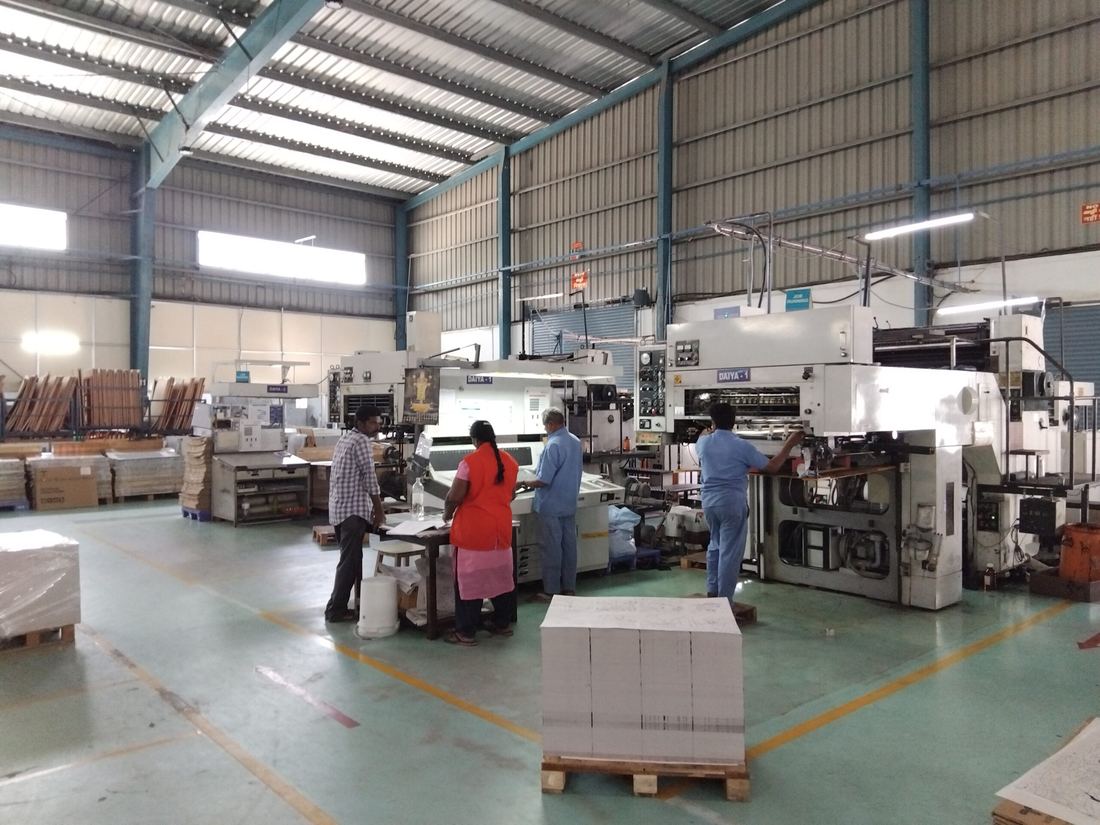 Single colour press