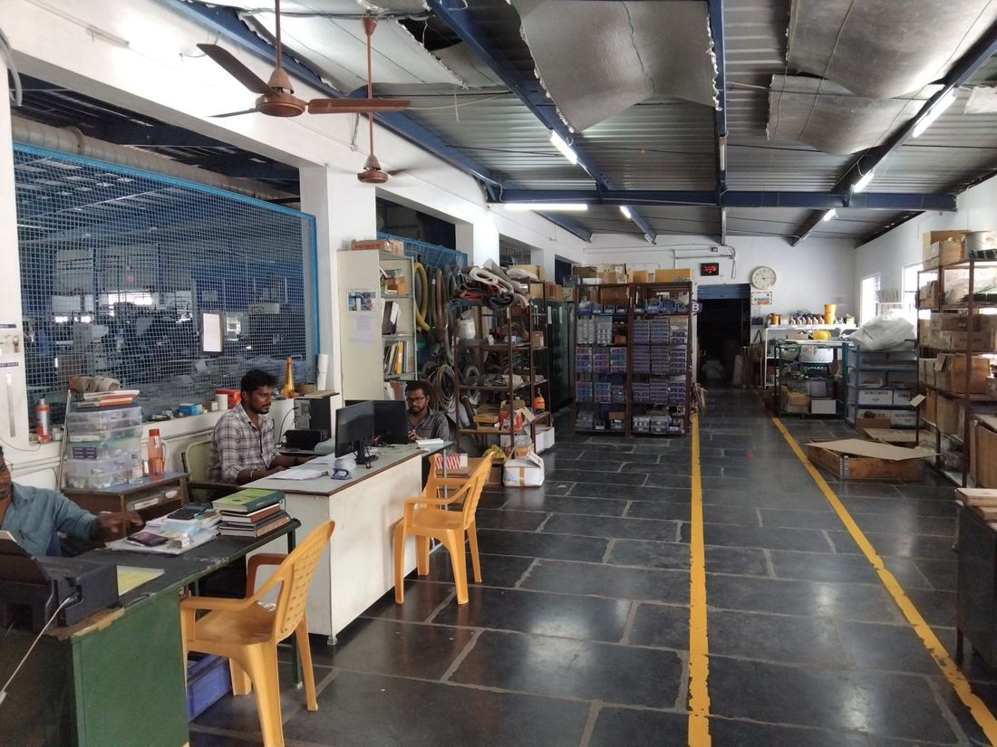 Spare parts warehouse