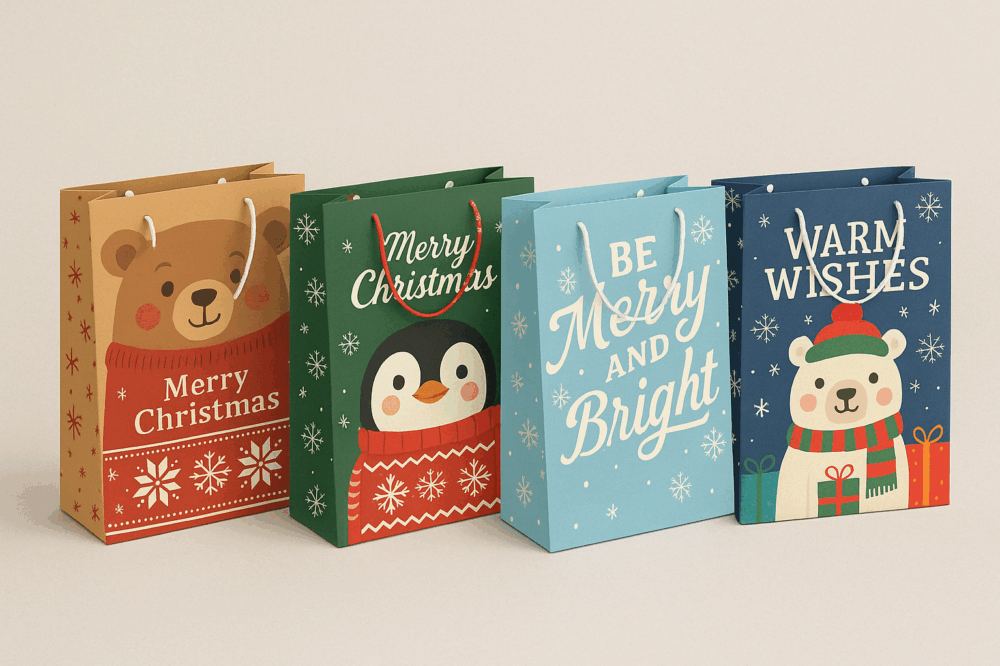 Embellished gift bags