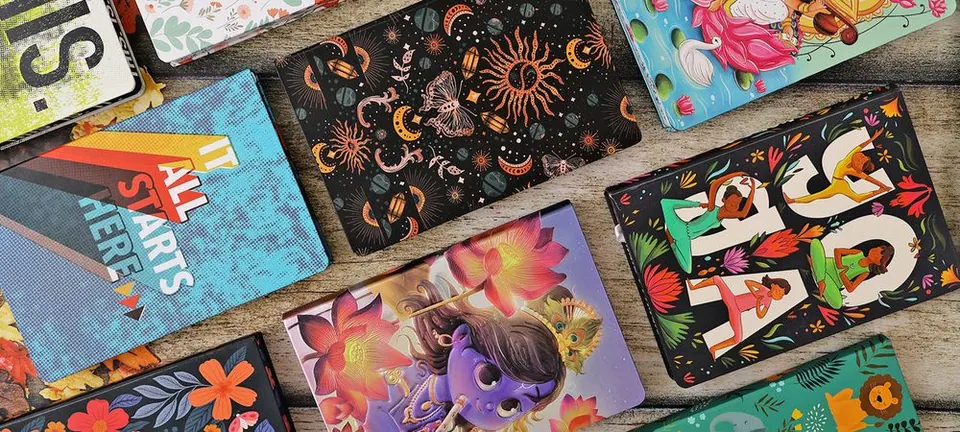 Colourful designer notebooks from Lovely Store