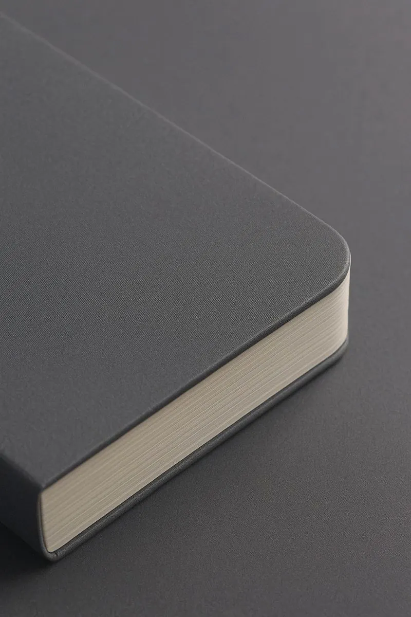 Notebook with rounded corners