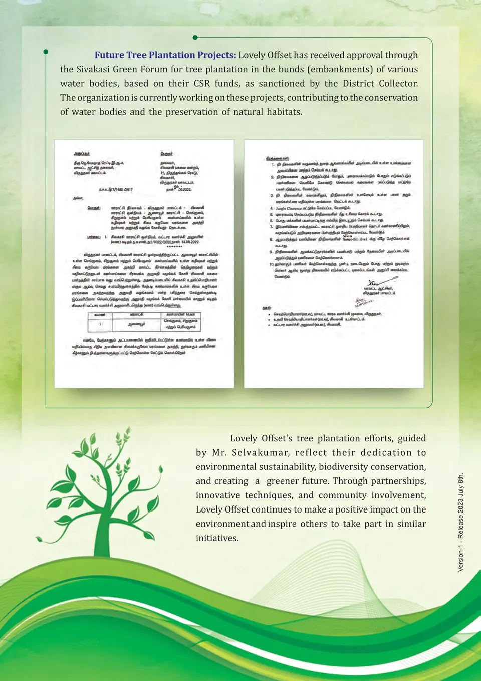 Green initiatives report page 3